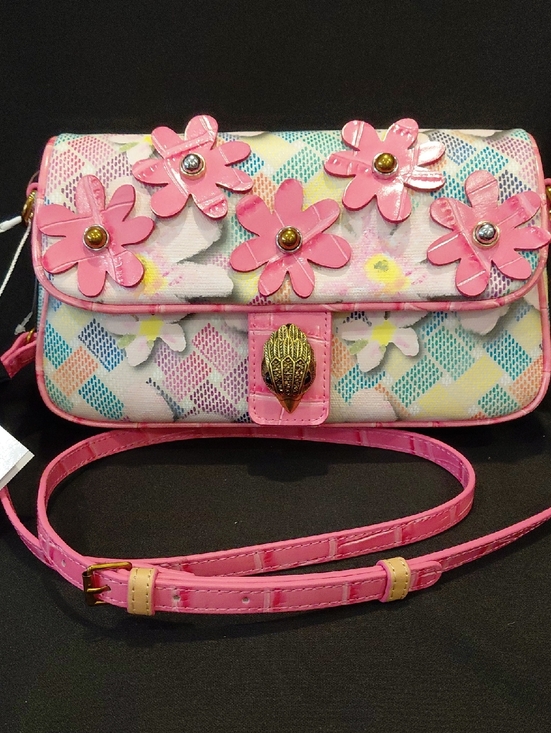 Kurt Geiger Handbags - KURT GEIGER LONDON CAMDON FLAP FLOWER SHOULDER/CROSSBODY